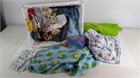Quilt Fabric + 12 Gal. Storage Container