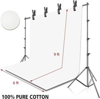 Cpliris Backdrop Stand For Parties, 6.5x10ft