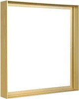 Folkor Gold Floating Frame For 30x40 Canvas