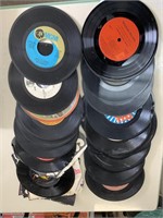 LOT OF ASSORTED VINTAGE 45 RECORDS