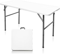Gocamptoo Folding Table,4ft Indoor Outdoor Heavy