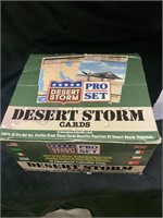 DESERT STORM TRADING CARDS SEALED IN PKG W/ BOX
