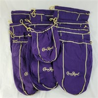 Lot of Crown Royal bags, 2 sizes