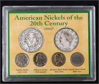 American Nickels of the 20th Century Four Nickel S
