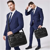 NEW $124 CLUCI Leather Briefcase for Men Large
