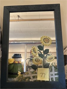 LARGE SUNFLOWER MIRROR / CANNOT BE SHIPPED