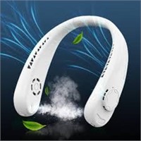 NEW! Portable Misting Neck Fan Hands Free Cooling