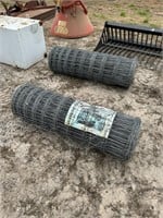 2 rolls of fence wire