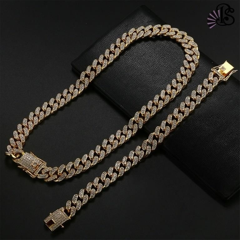 Chain Necklace Bracelet Jewelry Set