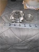 antique glass inkwell