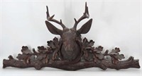 Black Forest Style Stag Plaque