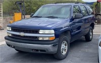 2002 CHEVY TAHOE (BLUE) W/ 165,004 MILES