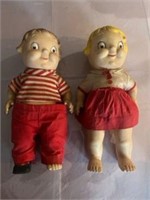 Vintage Campbells soup dolls
