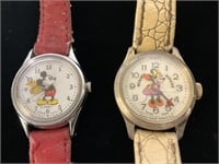Bradley Minnie & Lorus Mickey Mouse Watches