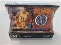 Los Angeles Silver Plated Coin, Magic Johnson