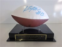 San Diego Chargers Signed Football, Keenan Allen