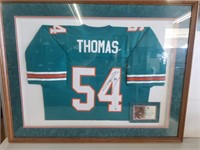 #54 Thomas Signed Jersey w/ COA 36in X 46in