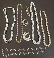 Lot of Fresh Water Pearl & Faux Pearl Jewelry