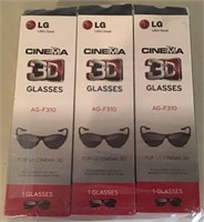 NIB 6 LG 3D GLASSES