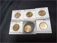(6) Presidential Dollar Coins