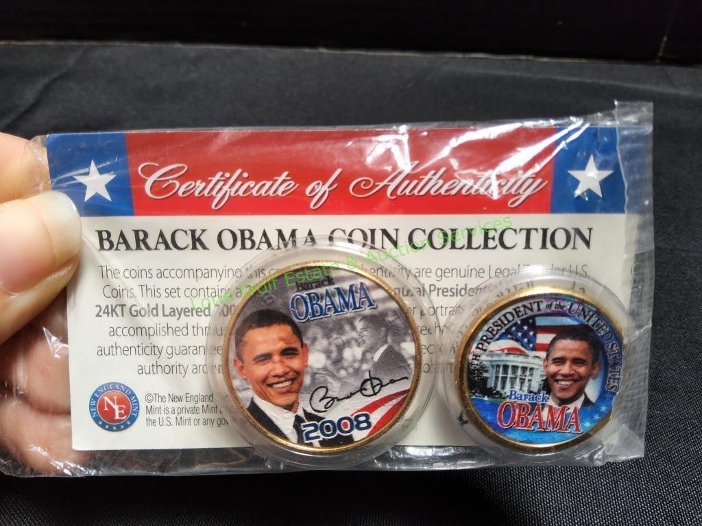 Presidential Barack Obama Coin Collection w/COA