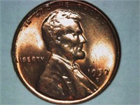 1957 - D LINCOLN WHEAT CENT