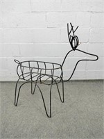 Wrought Iron Deer Plant Stand