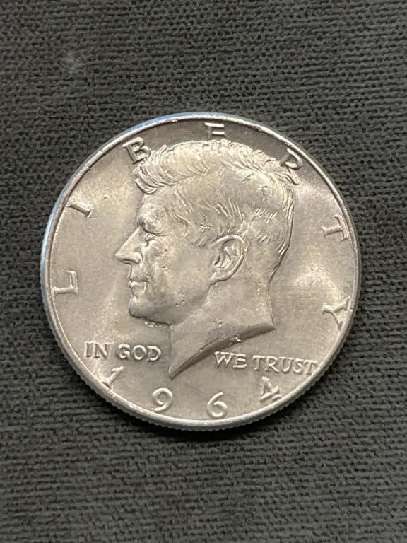 1964 Silver Half Dollar Uncirculated