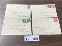 WWI Era Stamp Envelopes