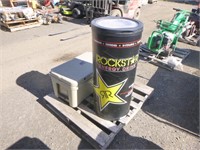 Rockstar Fridge & Yeti 65 QT Cooler