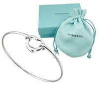 Tiffany & Co. Open Heart Bangle Bracelet