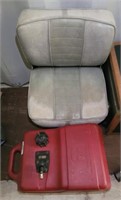 PLASTIC GAS TANK AND BOAT SEAT