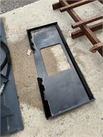 NEW SKID STEER ATTACHMENT PLATE