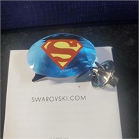 Swarovski Superman Pin