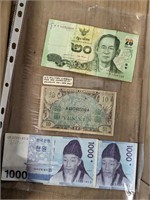 Us military invasion Okinawa currency