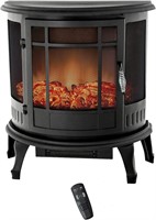 AS IS-FLAME&SHADE 63cm Electric Heater