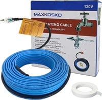 MAXKOSKO 12Ft Pipe Heat Cable 120V
