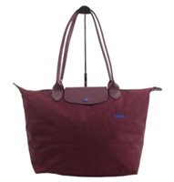 Longchamp Purple Le Pliage Tote Handbag