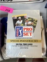 PGA TOUR SET SEALED GOLF CARDS PACK LTD PRINTING
