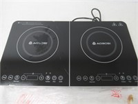 "As Is" Aobosi Double Induction Cooktop, Portable