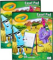 2-Pk 50 Pages Crayola Easel Pads Arts & Crafts
