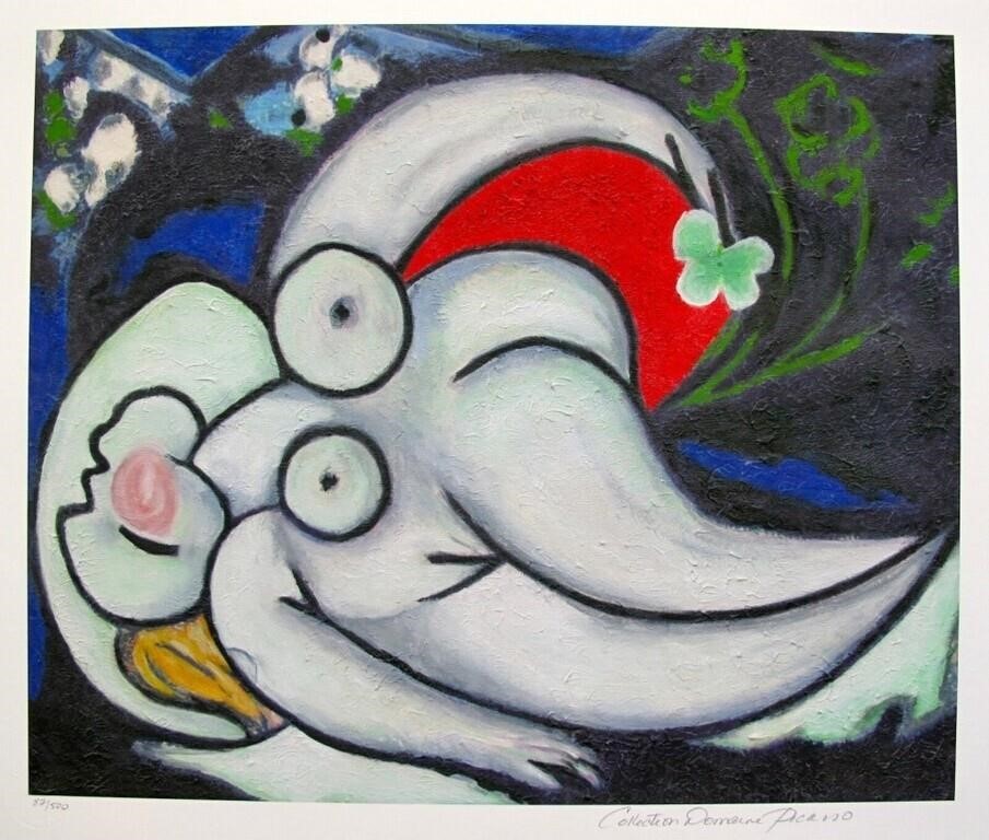 RECLINING NUDE Pablo Picasso Estate Signed Giclee