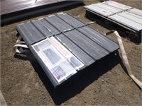 Gray Metal Roof Panels