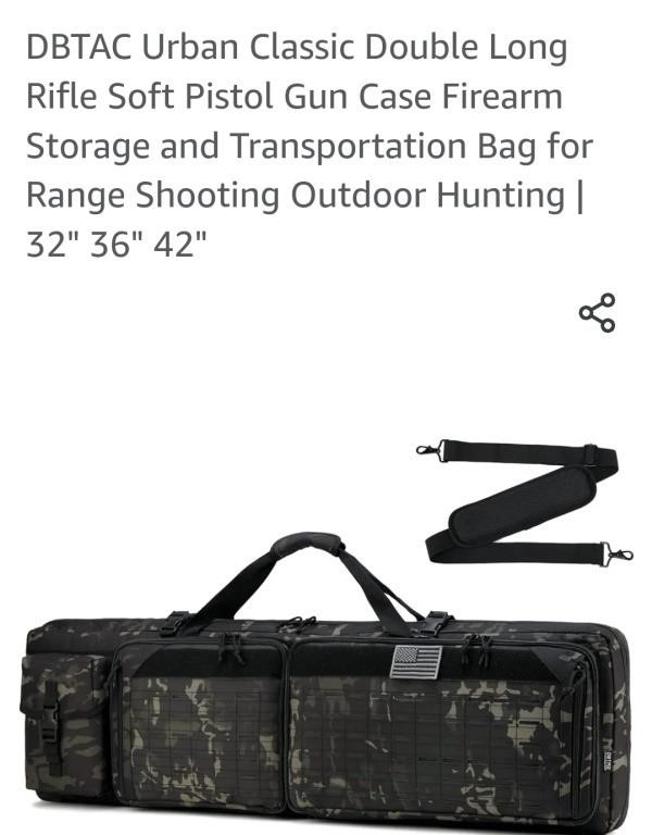 42" DBTAC  Camo  Double Rifle /shotgun Case