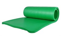 NEW 2' x 6' x .5" Yoga Mat, Green