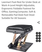 New Ergonomic Adjustable Foot Rest