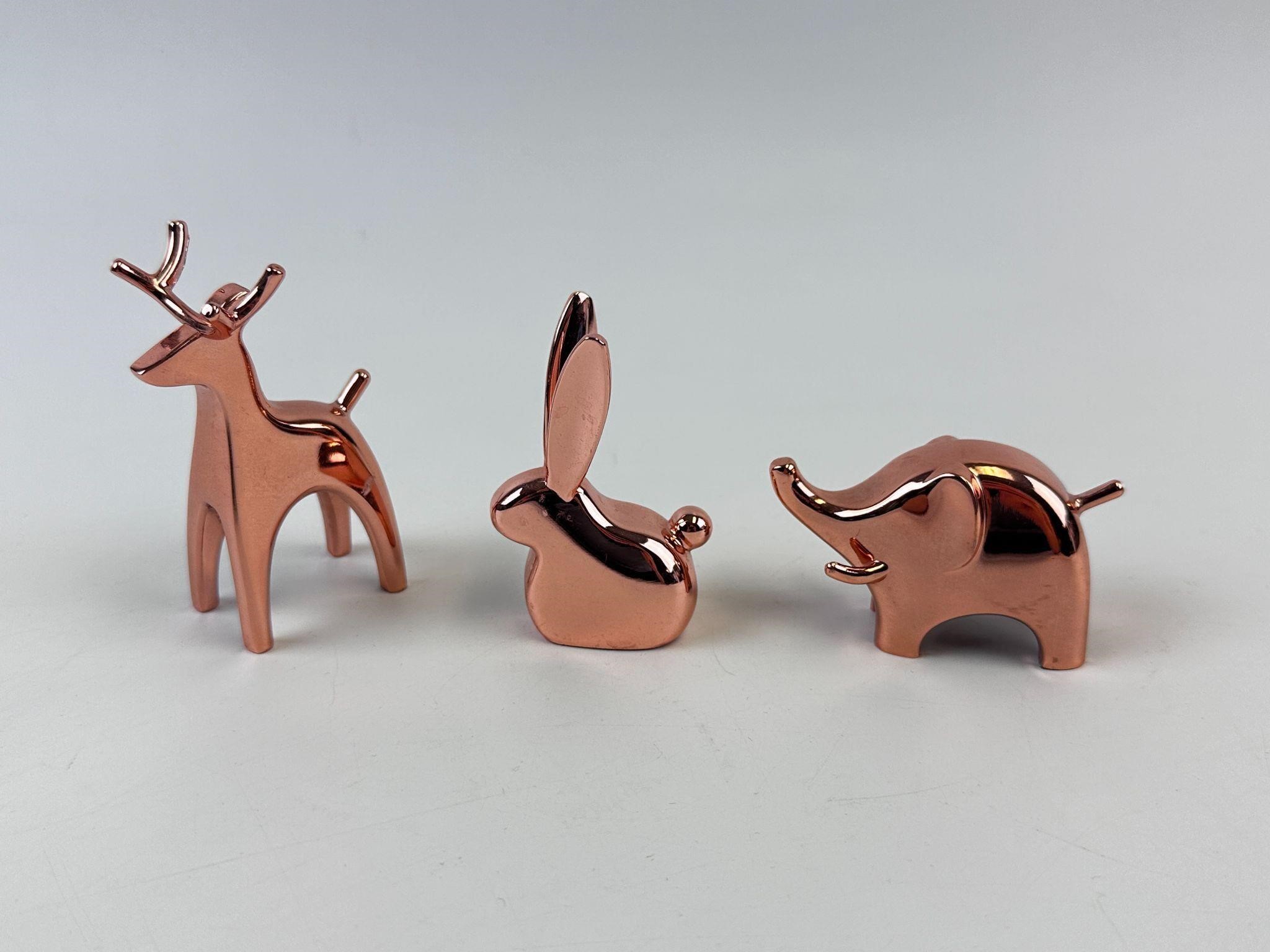 Umbra Copper Color Ring Holders Figurines