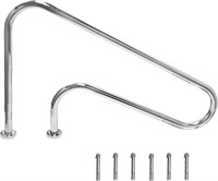 Pool Handrail 47x30  Stainless Steel  Silver