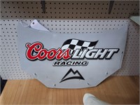 Metal Coors Light Racing decor
