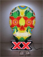 Dos Equis Beer Day of the Dead Lighted Sign -